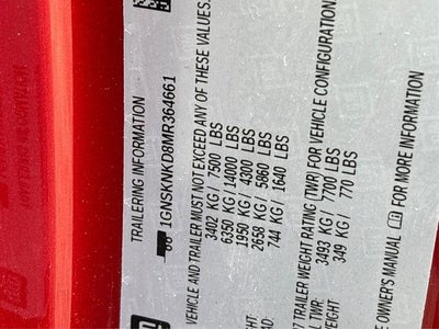 2021 Chevrolet Tahoe LT