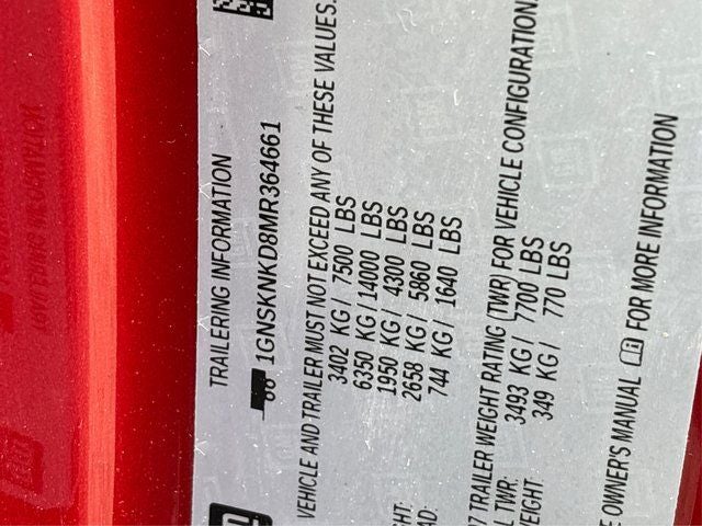 2021 Chevrolet Tahoe LT