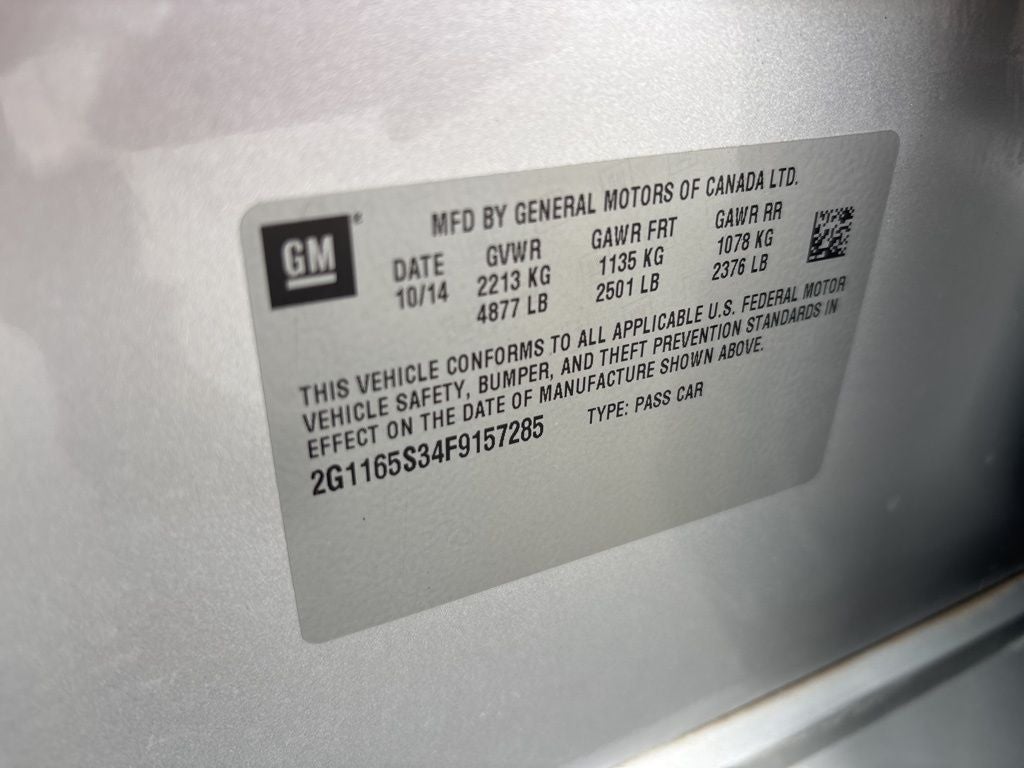 2015 Chevrolet Impala LTZ 2LZ