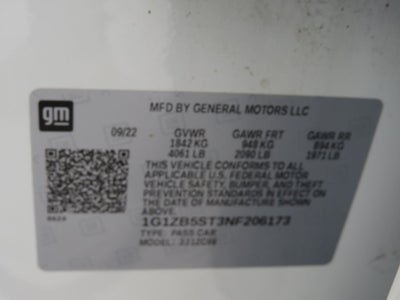 2022 Chevrolet Malibu LS 1LS