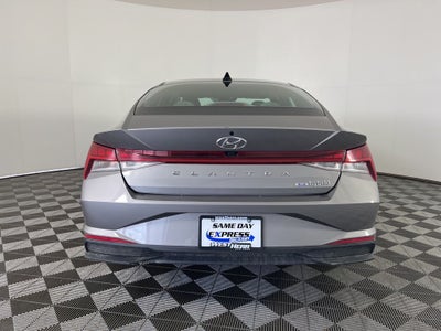 2022 Hyundai Elantra Hybrid Blue