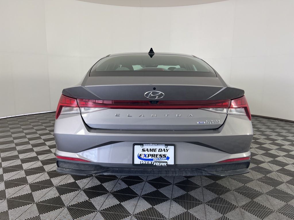 2022 Hyundai Elantra Hybrid Blue