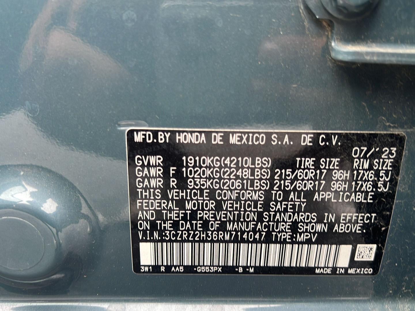 2024 Honda Hr-V LX