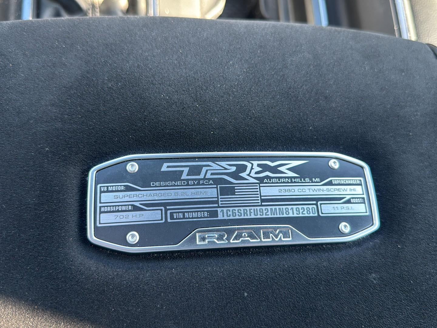 2021 RAM 1500 TRX