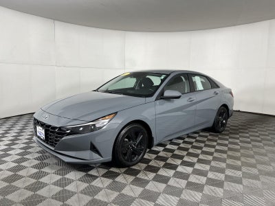 2022 Hyundai Elantra Hybrid Blue