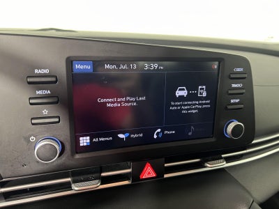 2022 Hyundai Elantra Hybrid Blue